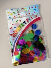 Конфетти "Круги", 50 гр., разноцветная фольга